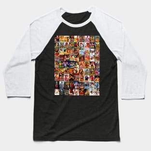 amitabh Bachchan-Collage artwork Baseball T-Shirt